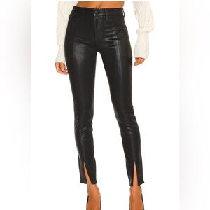 L'AGENCE Black coated Jyothi split ankle Jean 30
